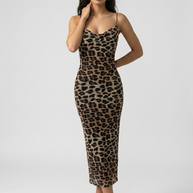 ABITO LAVINIA LEOPARDATO