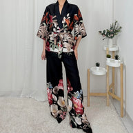 COMPLETO KIMONO FLOREALE