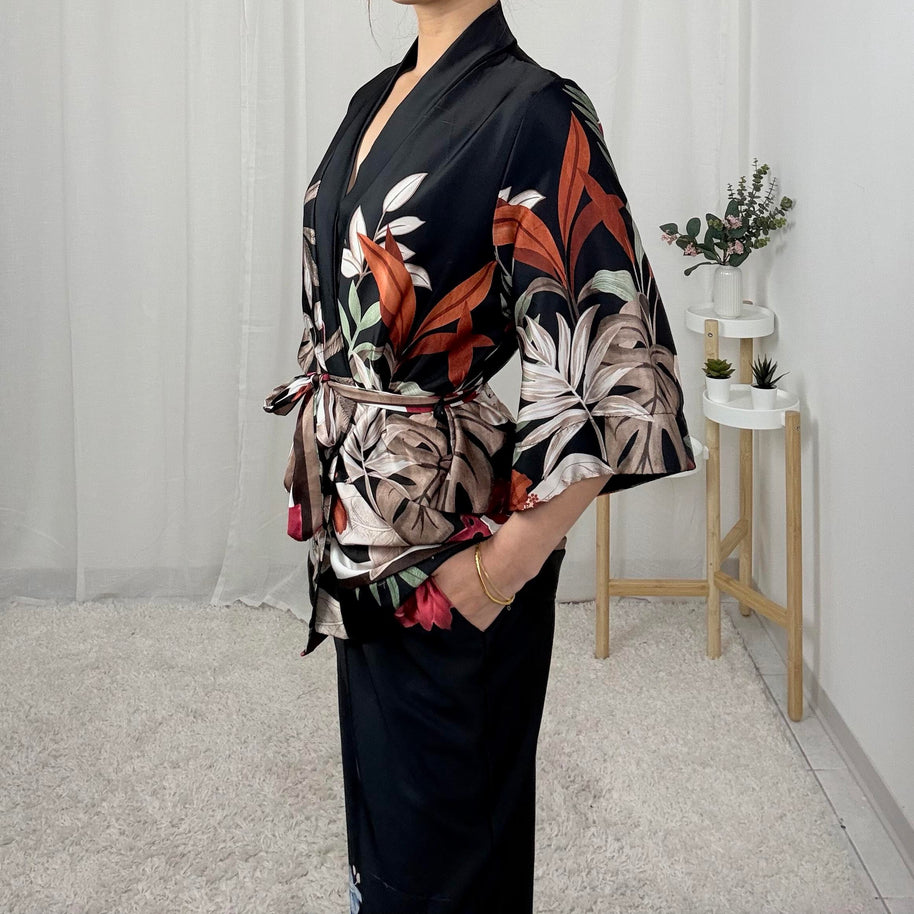 COMPLETO KIMONO FLOREALE