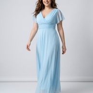 ABITO TINA TAGLIA CURVY IN TULLE