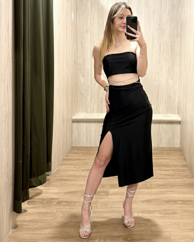 ABITO MIDI CUTOUT