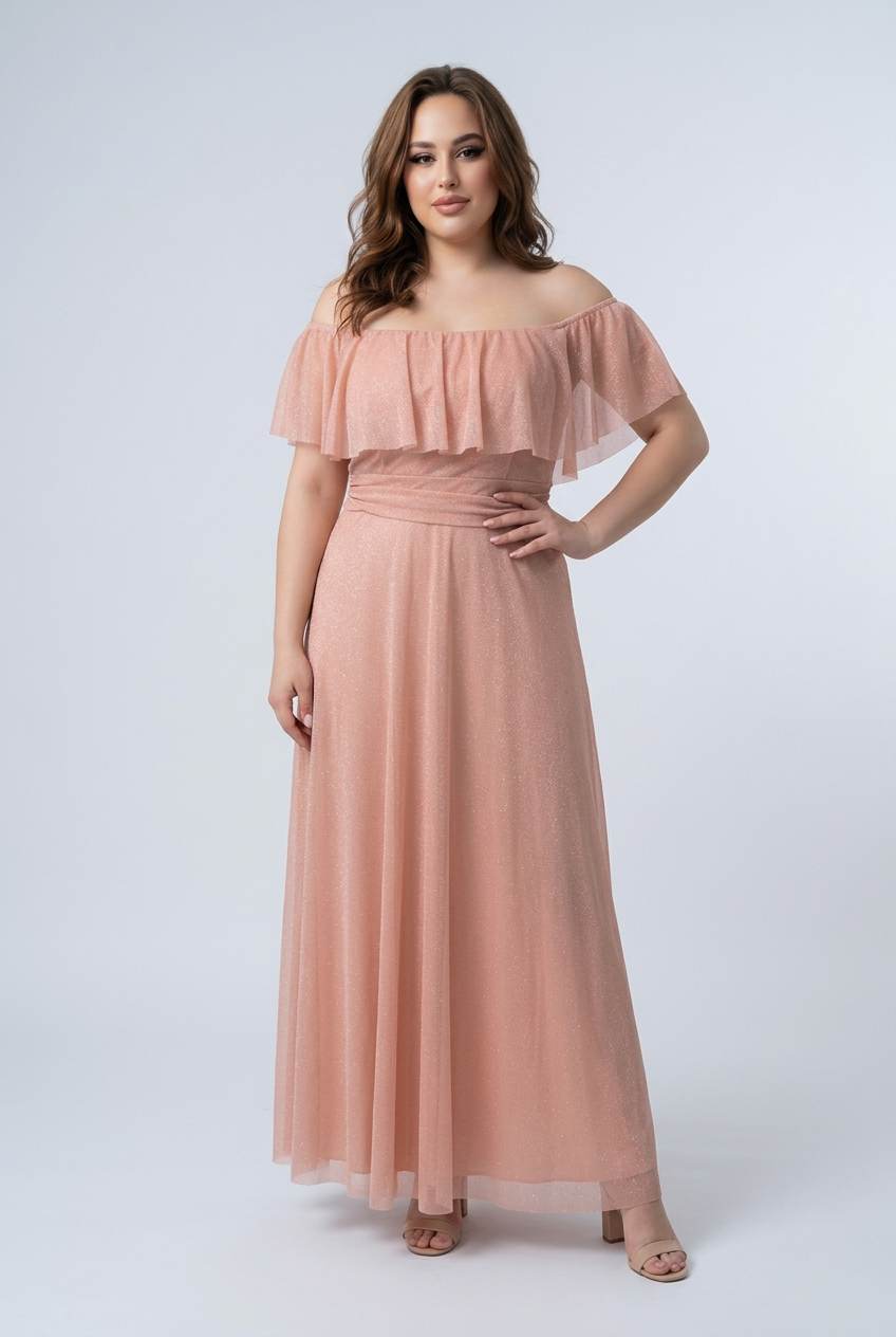 ABITO IRINA IN TULLE TAGLIA CURVY