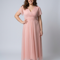 ABITO TINA TAGLIA CURVY IN TULLE