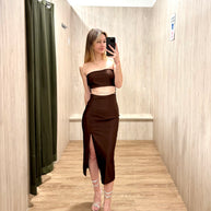 ABITO MIDI CUTOUT