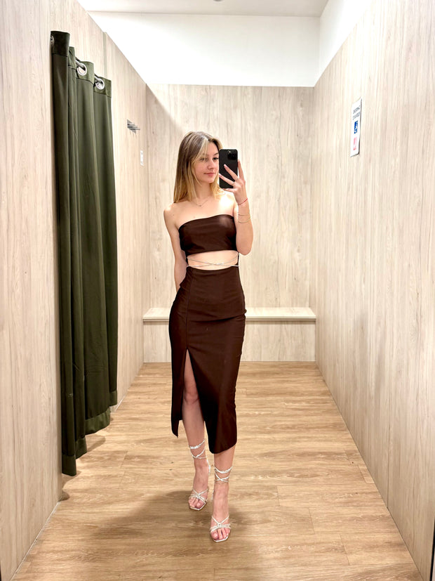 ABITO MIDI CUTOUT