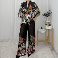 COMPLETO KIMONO FLOREALE