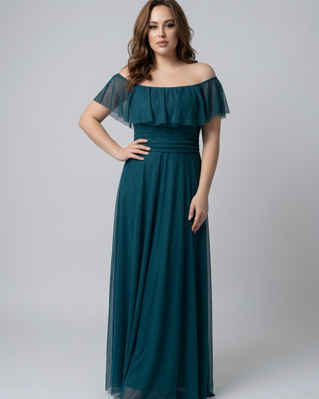 ABITO IRINA IN TULLE TAGLIA CURVY