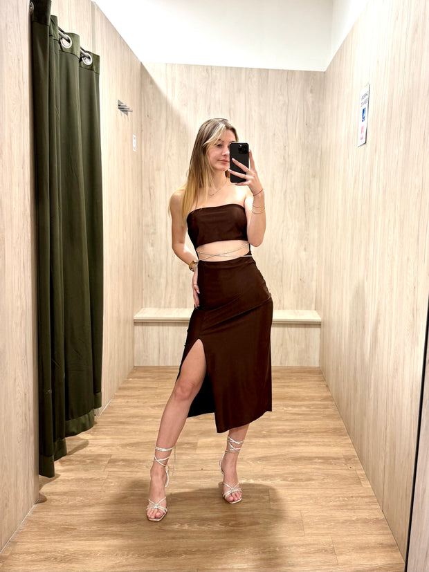ABITO MIDI CUTOUT