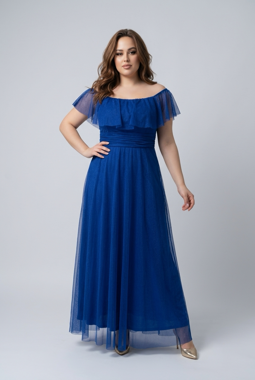 ABITO IRINA IN TULLE TAGLIA CURVY