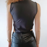 BODY CON INSERTO DI TULLE